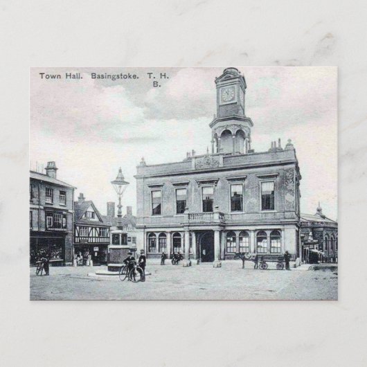 Alte Postkarte - Basingstok, Hampshire (Vorderseite)