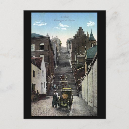 Alte Postkarte - Belege, Montaigne de Bueren (Vorderseite)