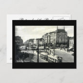 Alte Postkarte, Belgrad Postkarte (Vorne/Hinten)