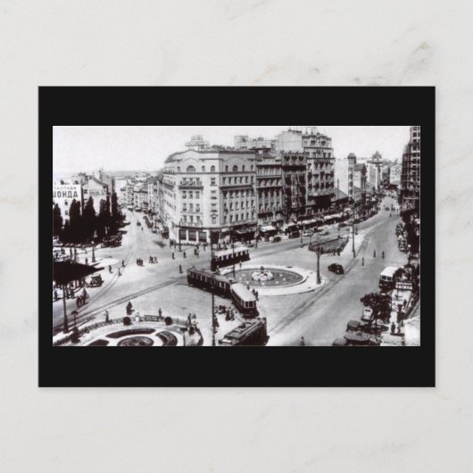 Alte Postkarte, Belgrad, Terazije 1939 Postkarte (Vorderseite)
