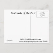 Alte Postkarte - Berlin, Friedrichstraße (Rückseite)