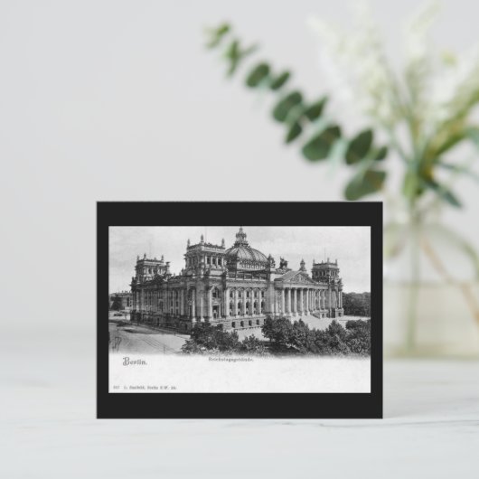 Alte Postkarte, Berlin, Reichstag Postkarte (Stehend Vorderseite)