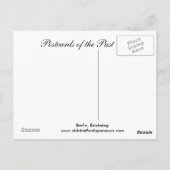 Alte Postkarte, Berlin, Reichstag Postkarte (Rückseite)