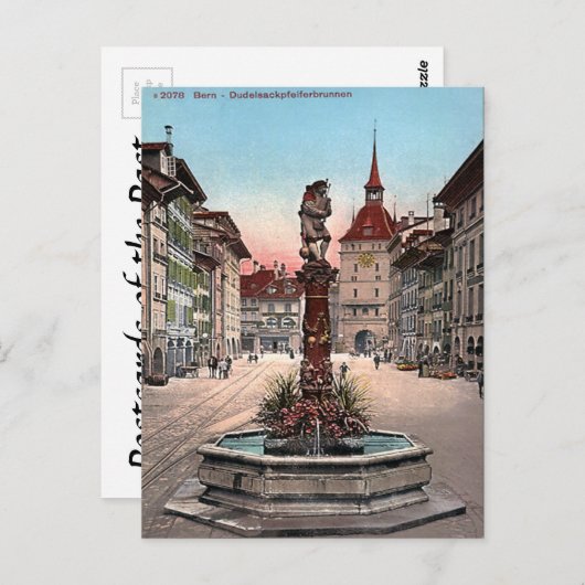 Alte Postkarte - Bern, Schweiz (Vorne/Hinten)