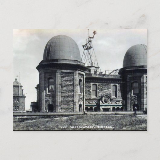 Alte Postkarte - Bidston Observatory, Birkenhead (Vorderseite)