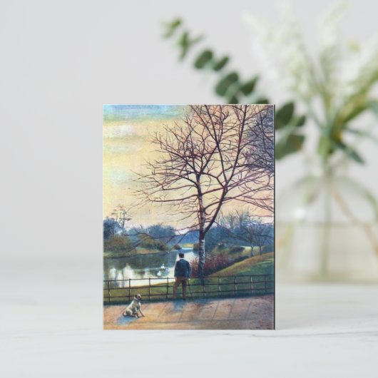 Alte Postkarte - Birkenhead Park. (Stehend Vorderseite)