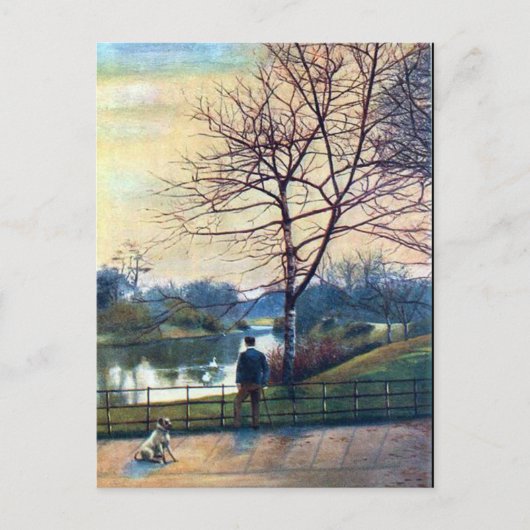 Alte Postkarte - Birkenhead Park. (Vorderseite)