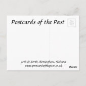 Alte Postkarte - Birmingham, Alabama (Rückseite)