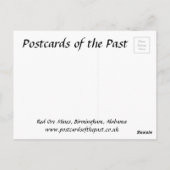 Alte Postkarte - Birmingham, Alabama (Rückseite)