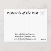 Alte Postkarte - Birmingham, Alabama (Rückseite)