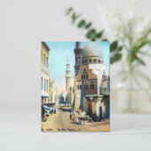 Alte Postkarte - Blaue Moschee, Kairo, Ägypten (Stehend Vorderseite)
