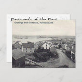 Alte Postkarte - Bonavista, Neufundland (Vorne/Hinten)