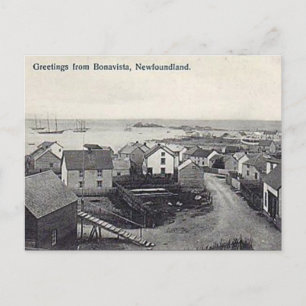 Alte Postkarte - Bonavista, Neufundland