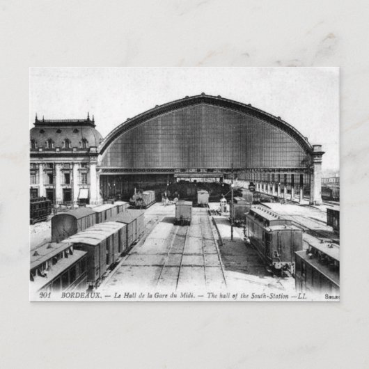 Alte Postkarte - Bordeaux, Frankreich (Vorderseite)