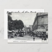 Alte Postkarte - Bordeaux, Frankreich (Vorne/Hinten)