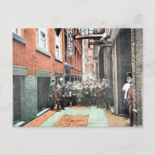 Alte Postkarte - Boston, Massachusetts (Vorderseite)