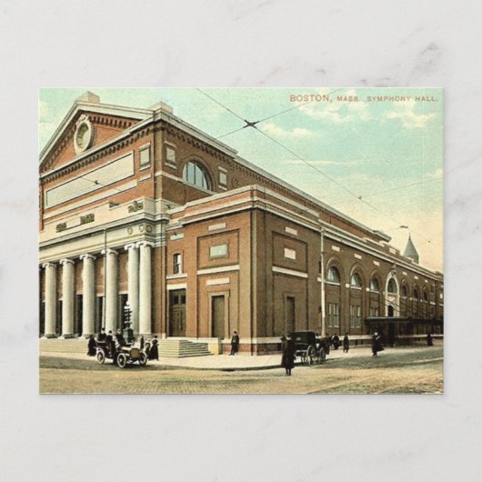 Alte Postkarte - Boston, Massachusetts (Vorderseite)