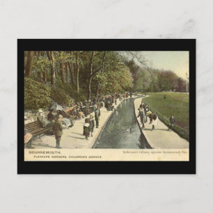 Alte Postkarte - Bournemouth Pleasure Gardens