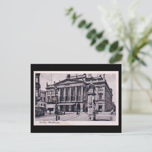 Alte Postkarte - Breslau, Polen (Stehend Vorderseite)