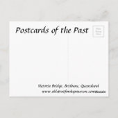 Alte Postkarte - Brisbane, Queensland (Rückseite)