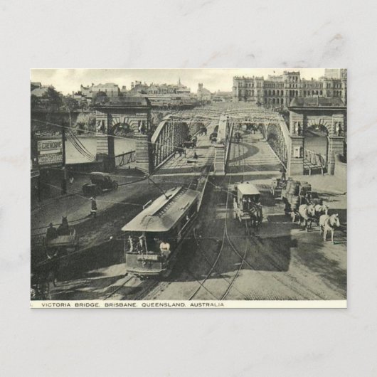 Alte Postkarte - Brisbane, Queensland (Vorderseite)