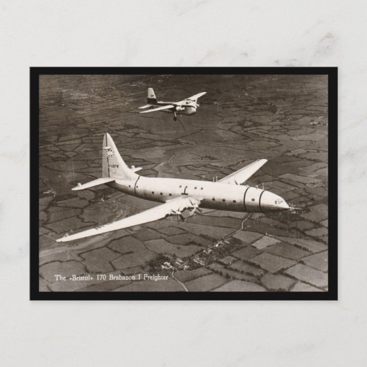 Alte Postkarte - Bristol "Brabazon" (Vorderseite)