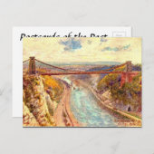 Alte Postkarte - Bristol, England (Vorne/Hinten)