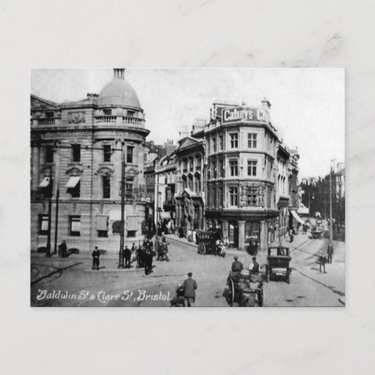 Alte Postkarte - Bristol, England (Vorderseite)
