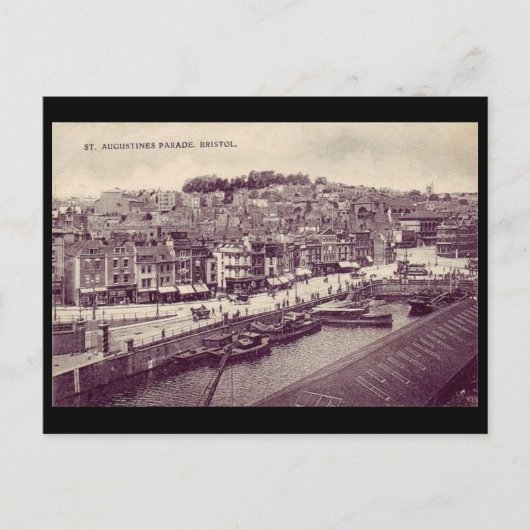 Alte Postkarte - Bristol, England (Vorderseite)