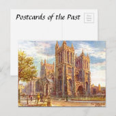 Alte Postkarte - Bristol Kathedrale (Vorne/Hinten)