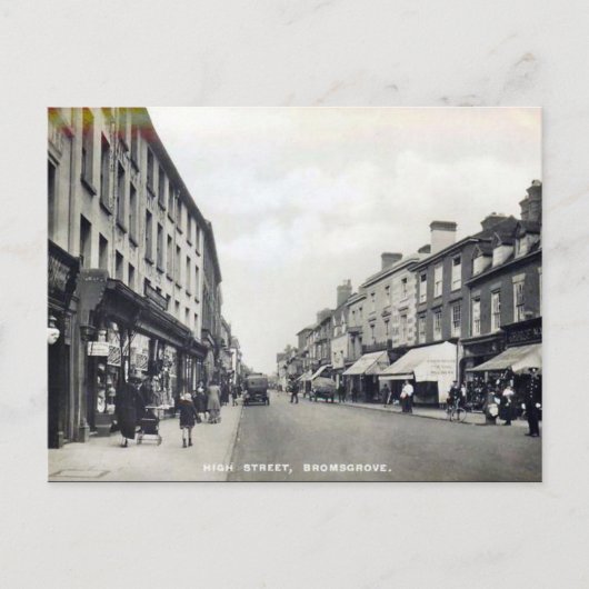 Alte Postkarte - Bromsgrove, Worcestershire (Vorderseite)