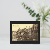 Alte Postkarte, Brügge Postkarte (Stehend Vorderseite)