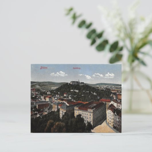 Alte Postkarte - Brünn, Tschechische Republik (Stehend Vorderseite)