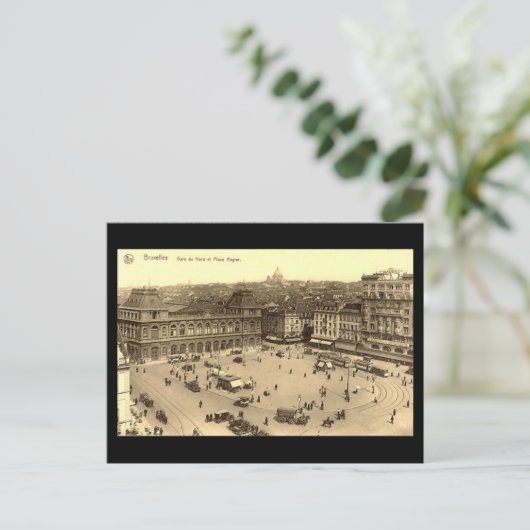 Alte Postkarte - Brüssel (Stehend Vorderseite)