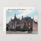 Alte Postkarte - Buchhändlerbörse, Leipzig (Vorne/Hinten)