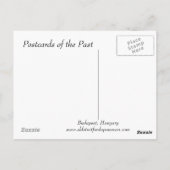 Alte Postkarte - Budapest (Rückseite)