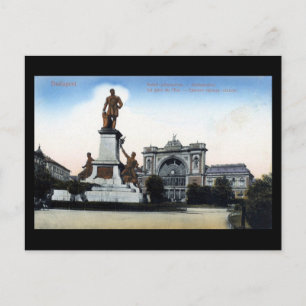 Alte Postkarte - Budapest Ostbahnhof