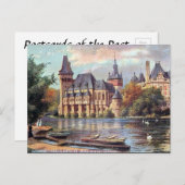Alte Postkarte - Budapest, Ungarn (Vorne/Hinten)