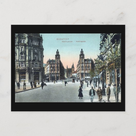 Alte Postkarte - Budapest, Ungarn, 1908 (Vorderseite)