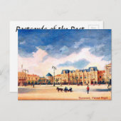 Alte Postkarte - Bukarest, Rumänien (Vorne/Hinten)