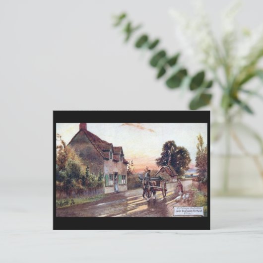 Alte Postkarte - Bunyans Hütte. Elstow, Bedford (Stehend Vorderseite)