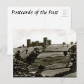 Alte Postkarte - Burg Riber, Matlock, Derbyshire (Vorne/Hinten)