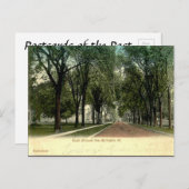 Alte Postkarte - Burlington, Vermont (Vorne/Hinten)
