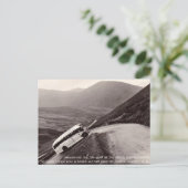 Alte Postkarte - Bus auf dem Teufelskel (Stehend Vorderseite)
