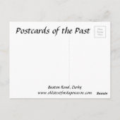 Alte Postkarte - Buxton Road, Derby (Rückseite)