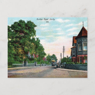 Alte Postkarte - Buxton Road, Derby