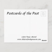 Alte Postkarte - Cabot Tower, Bristol (Rückseite)
