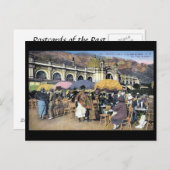 Alte Postkarte - Café de Paris, Monte Carlo (Vorne/Hinten)