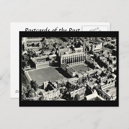 Alte Postkarte - Cambridge (Vorne/Hinten)