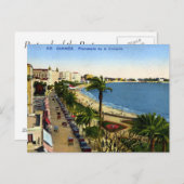 Alte Postkarte - Cannes, La Croisette (Vorne/Hinten)